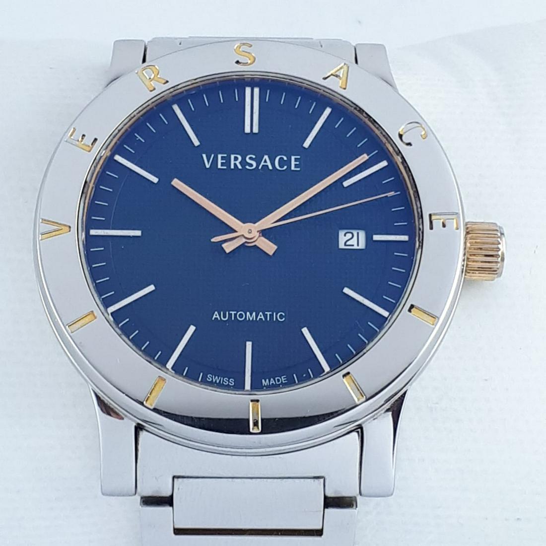 Versace - Automatic - Transparent - Ref:K83 0383 - Men: Brand : Versace Model : Automatic - Transparent Ref : K83 0383 Gender : Men Movement : Automatic Type : Analogue wristwatch Total Lenght : 20 cm / 7,87 inch (Including Watch Case) Case Size