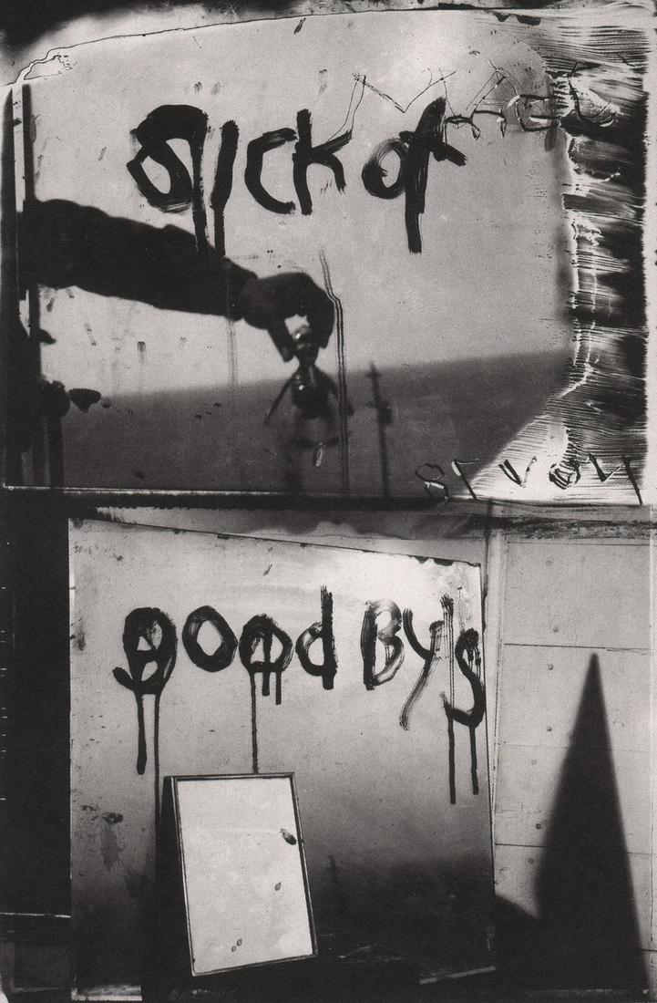 ROBERT FRANK - Mabou, Sick of Goodbyes, 1978: Artist: ROBERT FRANK Print Title: Mabou, Sick of Goodbyes, 1978 Printing Date: 2000’s Medium: photoengraving Printed in:Switzerland Image Size: approx. 6.5 x 4.5” Robert Frank i(November 9, 1924 �