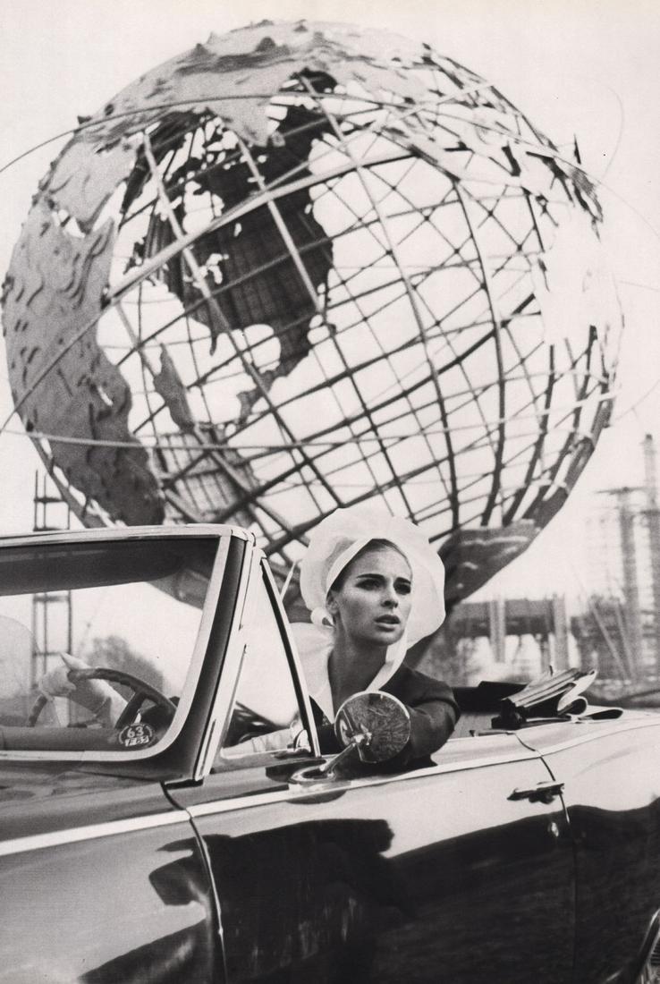 FRANCESCO SCAVULLO - Camilla Sparv, NY Worlds Fair,: Artist: FRANCESCO SCAVULLO Print Title: Camilla Sparv, NY Worlds Fair, 1964 Medium: photolithograph Printed in: the USA, 1980’s Image Size: approx. 12.5 x 9” Reserve: $25.00 Shipping: Domestic: Fl