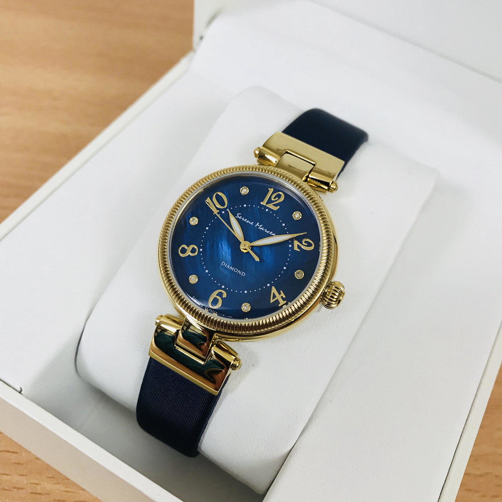 Serene Marceau Diamond Gold Plated Watch
