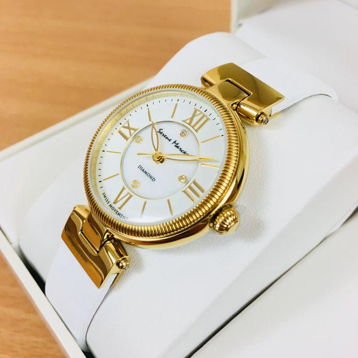 Serene Marceau Diamond Gold Plated Watch