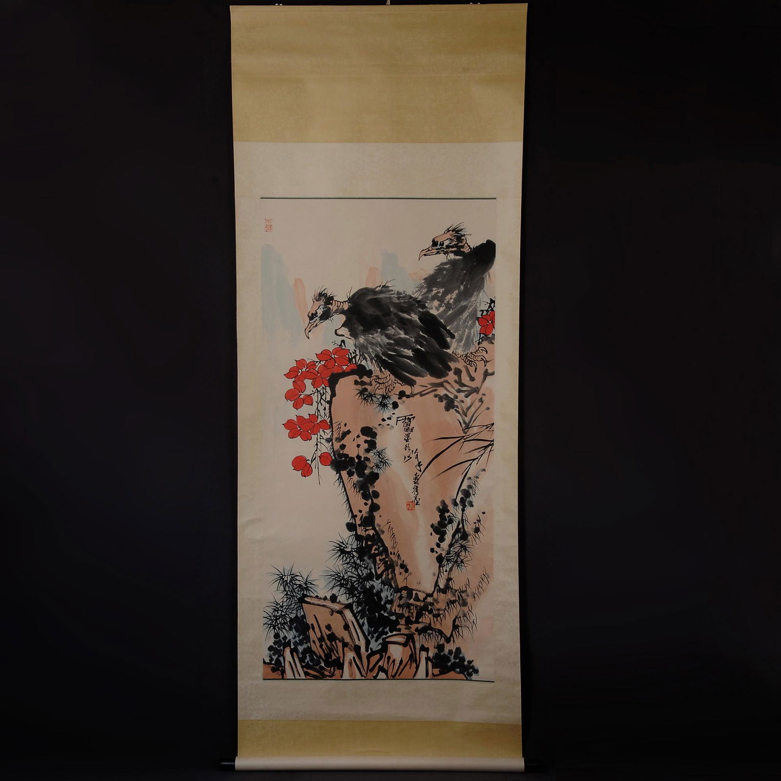 Chinese Handmade Painting scroll-Pan Tianshou (Eagle) (1 of 7)