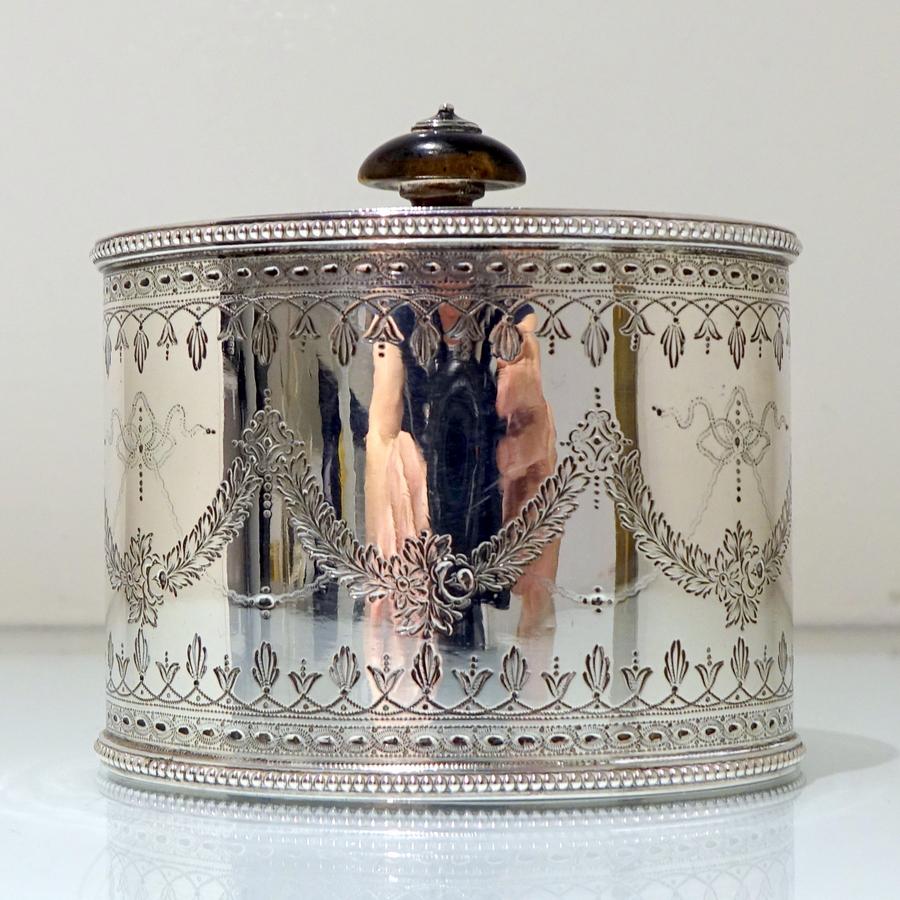 19th Century Antique Victorian Sterling Silver Tea (1 of 8)