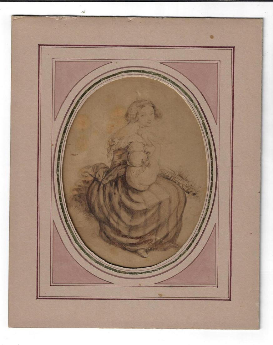 Original Early 19th C Drawing (1 of 3)