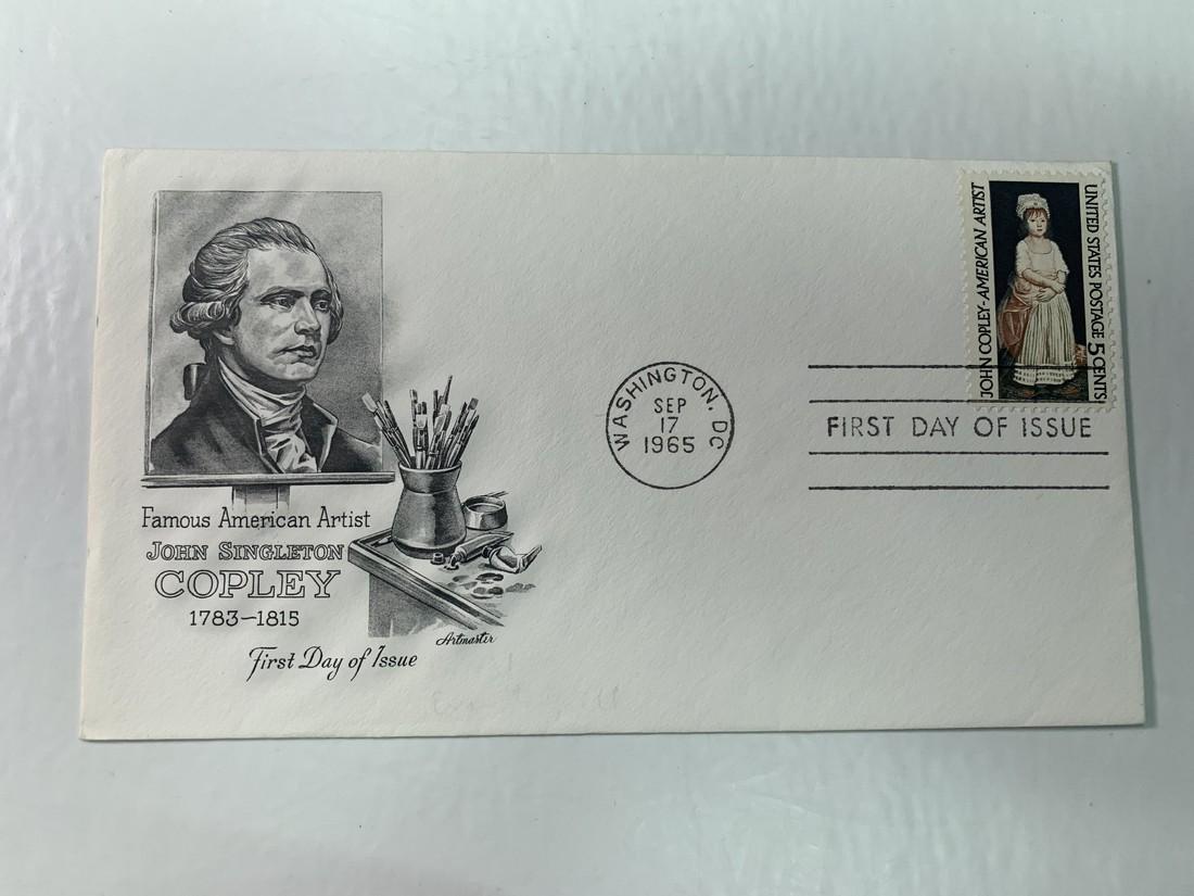 Scott # 1273 First Day Issue: No Reserve! Title: Scott # 1273 First Day Issue Date/Period: 1964 Additional Information: Scott # 1273 5 Cent Famous American Artist John Singleton Copley First Day Issue Shipping: Domestic: Flat-rate