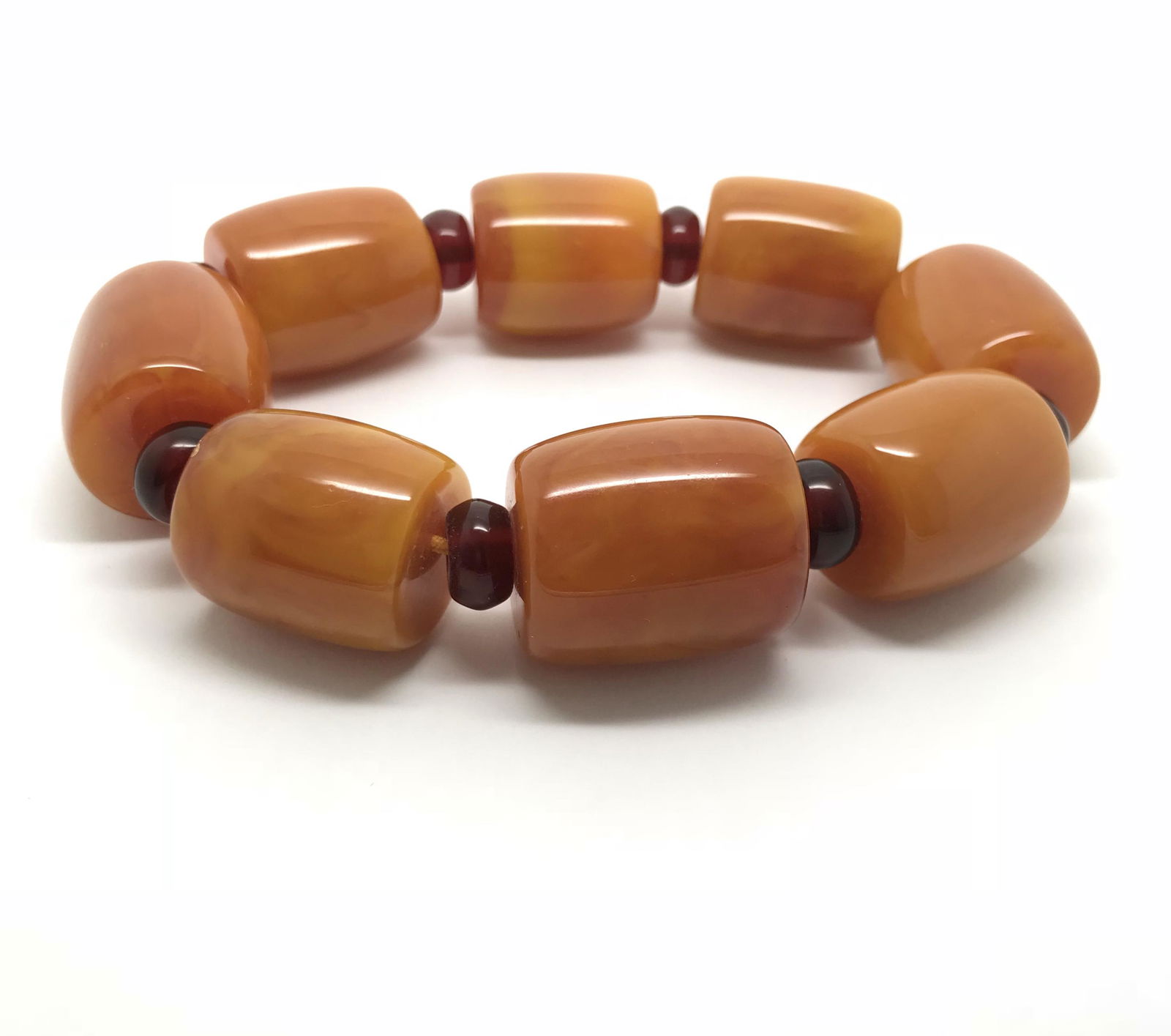 Outstanding Vintage Bakelite Bracelet made from Barrel (1 of 9)
