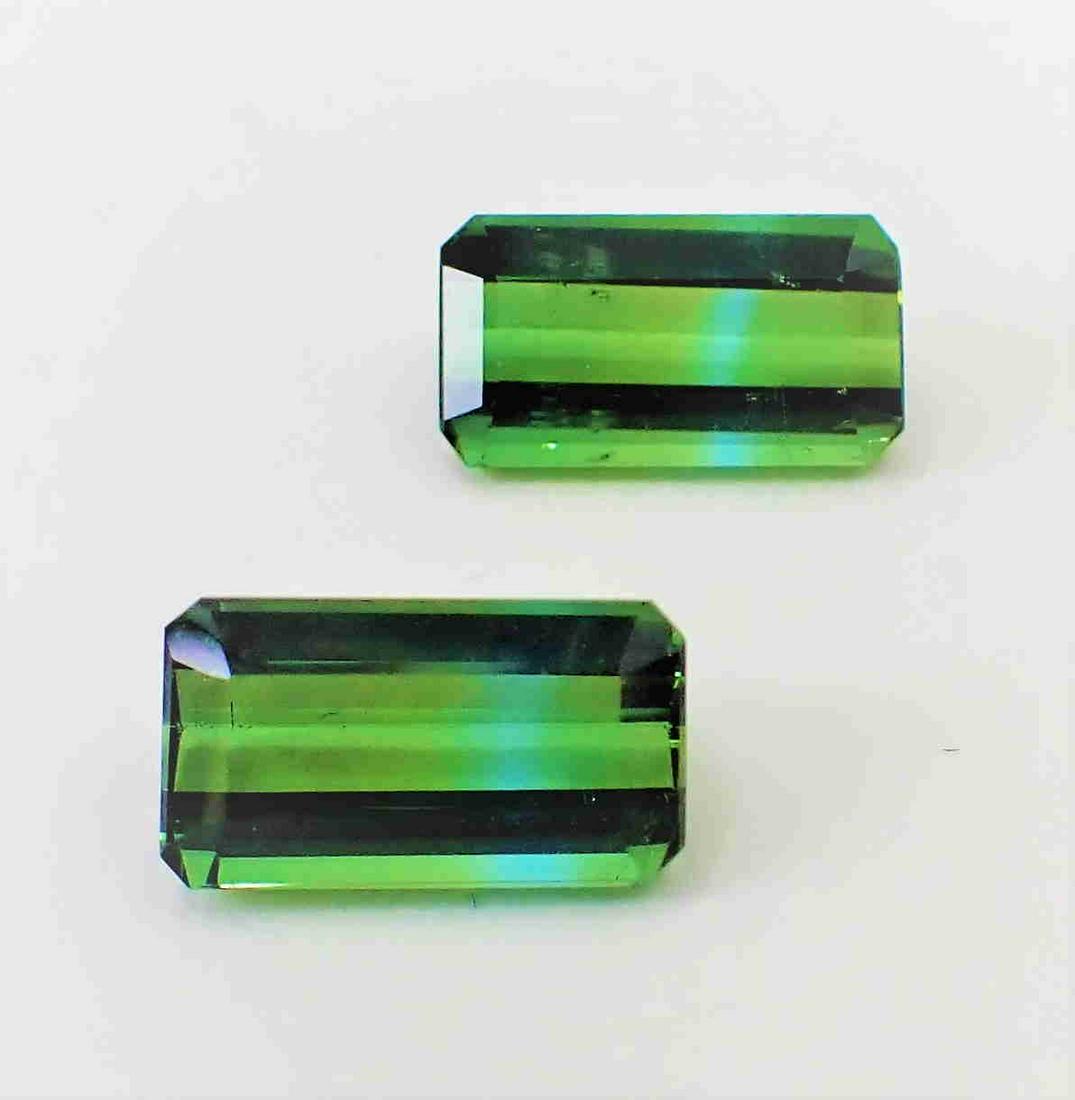 Green Tourmaline Pair - 3.75 ct (1 of 6)