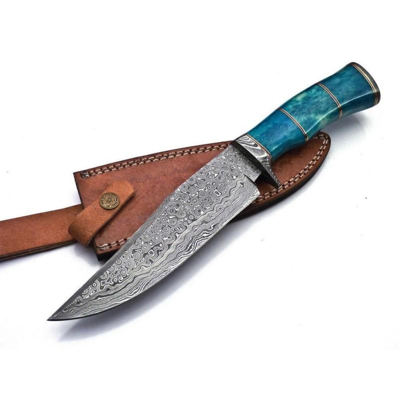 Handmade butcher damascus steel knife camel bone: Knife "Dolomite" Damascus knives are very durable, look great and keep sharpness perfectly. Damascus steel has high quality contents to give it an excellent edge and sharp cutting ability. The blade r