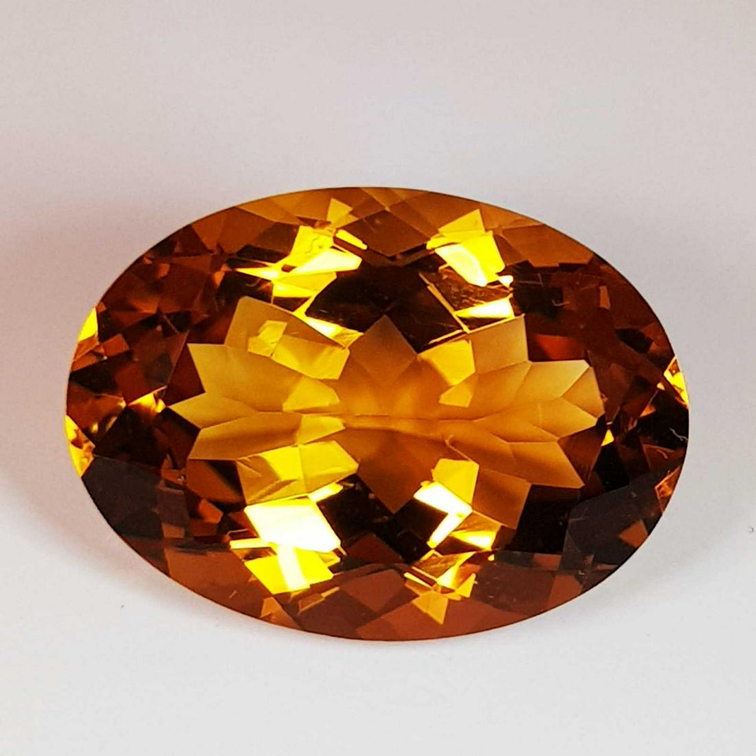 Amazing Gem Oval Cut Natural Citrine 11.87 ct (1 of 5)