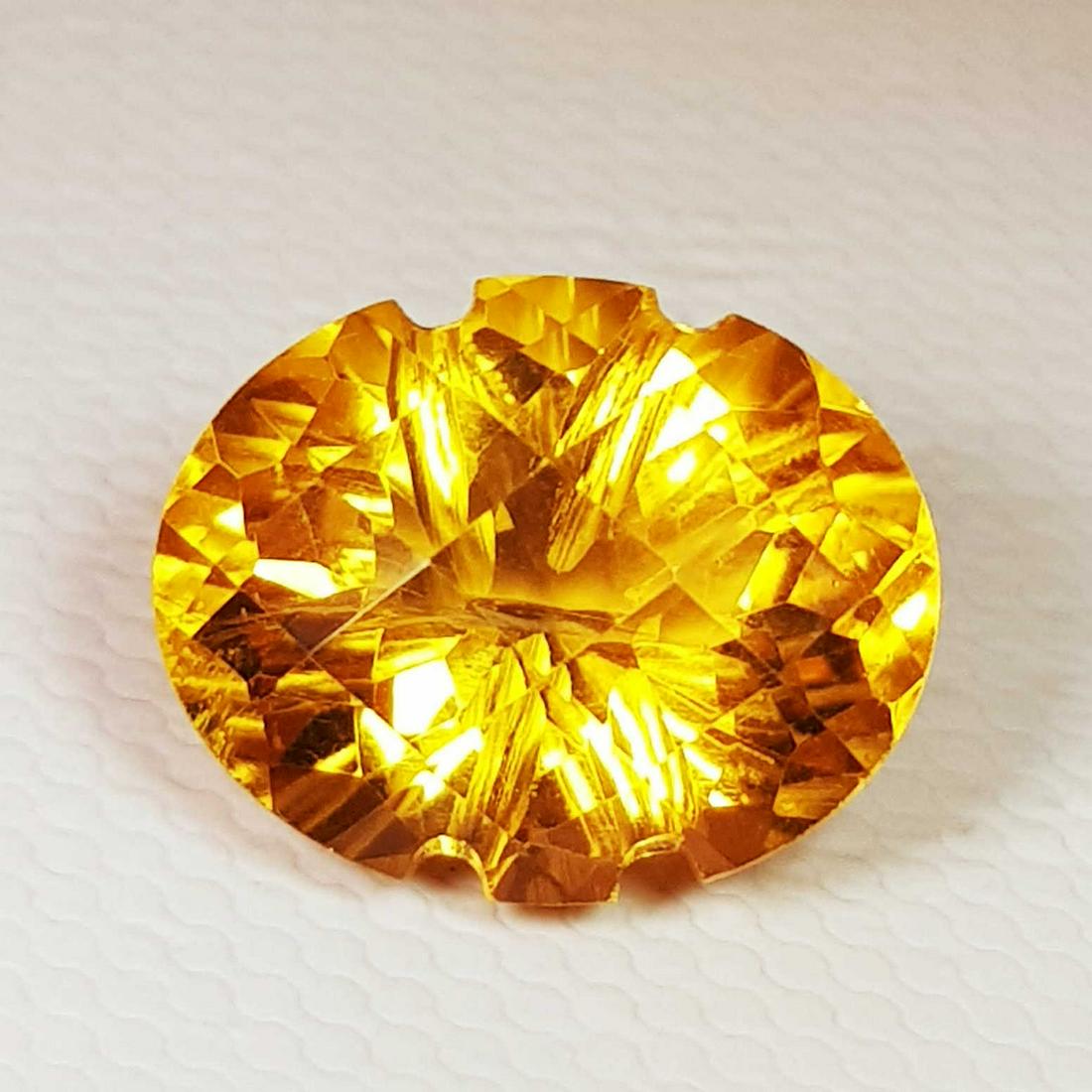 Natural Citrine Oval Flower Cut 5.35 ct (1 of 5)