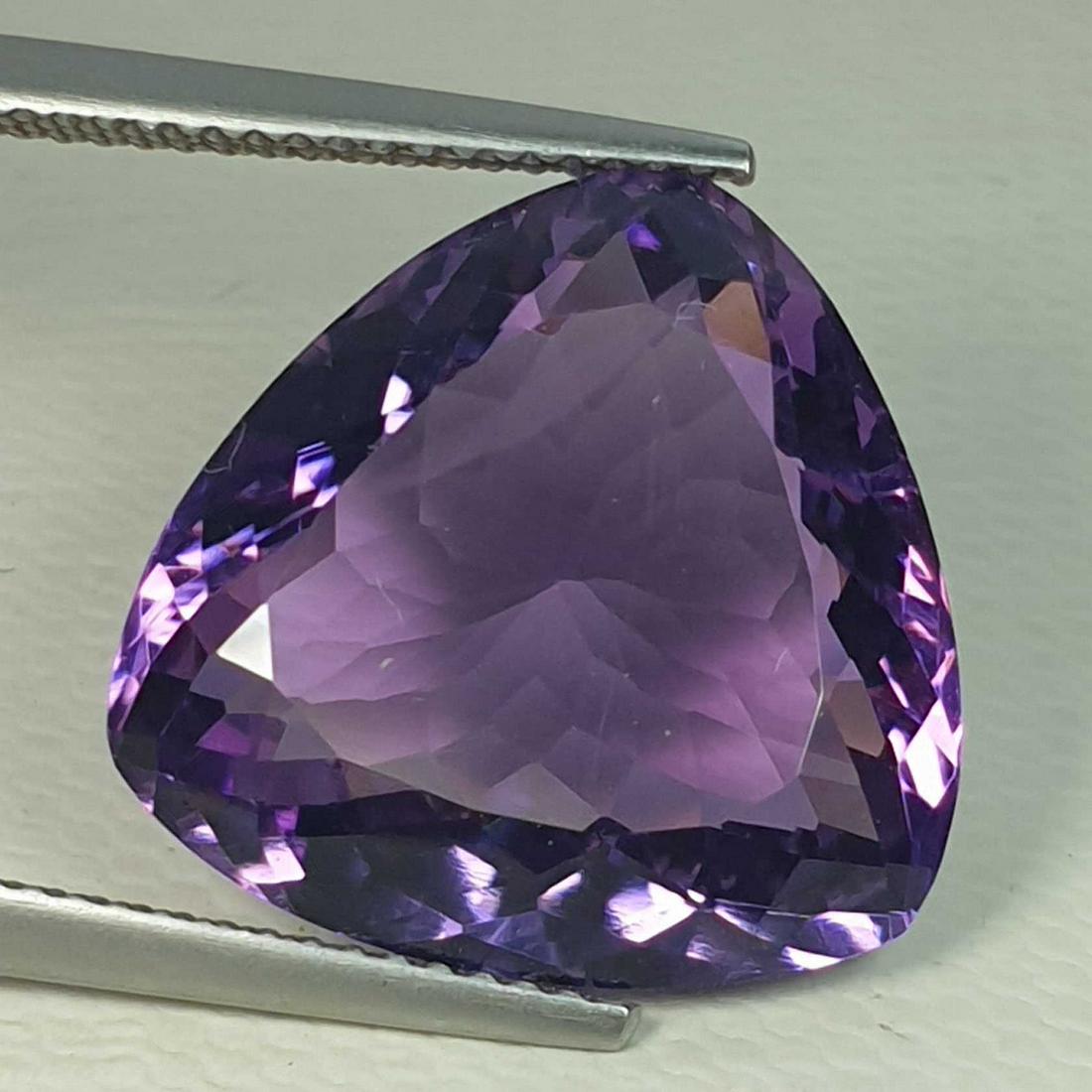 Natural Amethyst Triangle Cut 11.87 ct (1 of 4)
