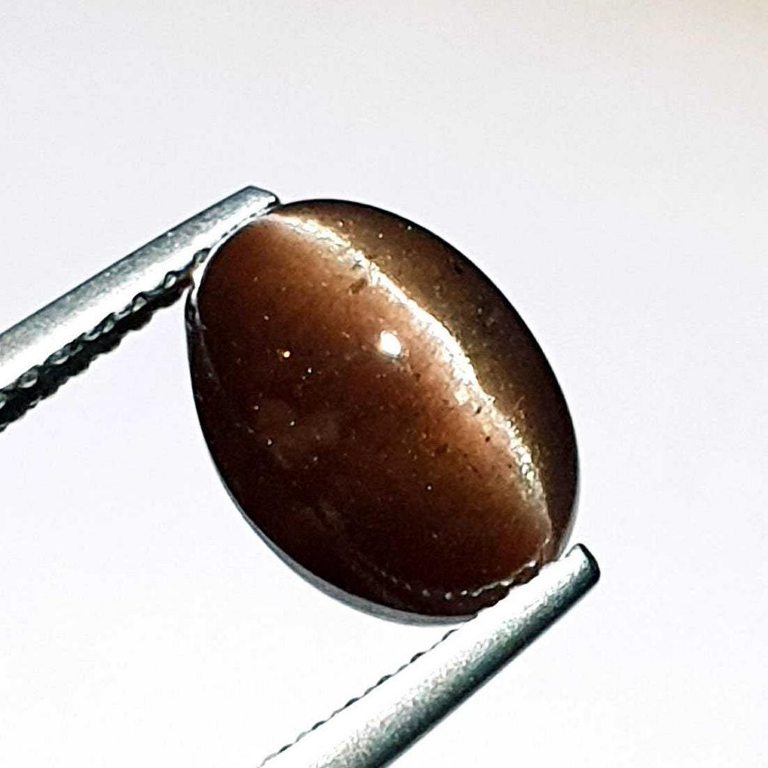 Natural Scapolite Cat: No Reserve! Title: Natural Scapolite Cat's Eye 3.87 ct Color/Clarity: Opaque Gemstones: Loosegemstone Carat Weights: 3.87 Size/Dimensions: 10.40 x 7.60 x 6.50 Additional Information: Oval - Africa Shi