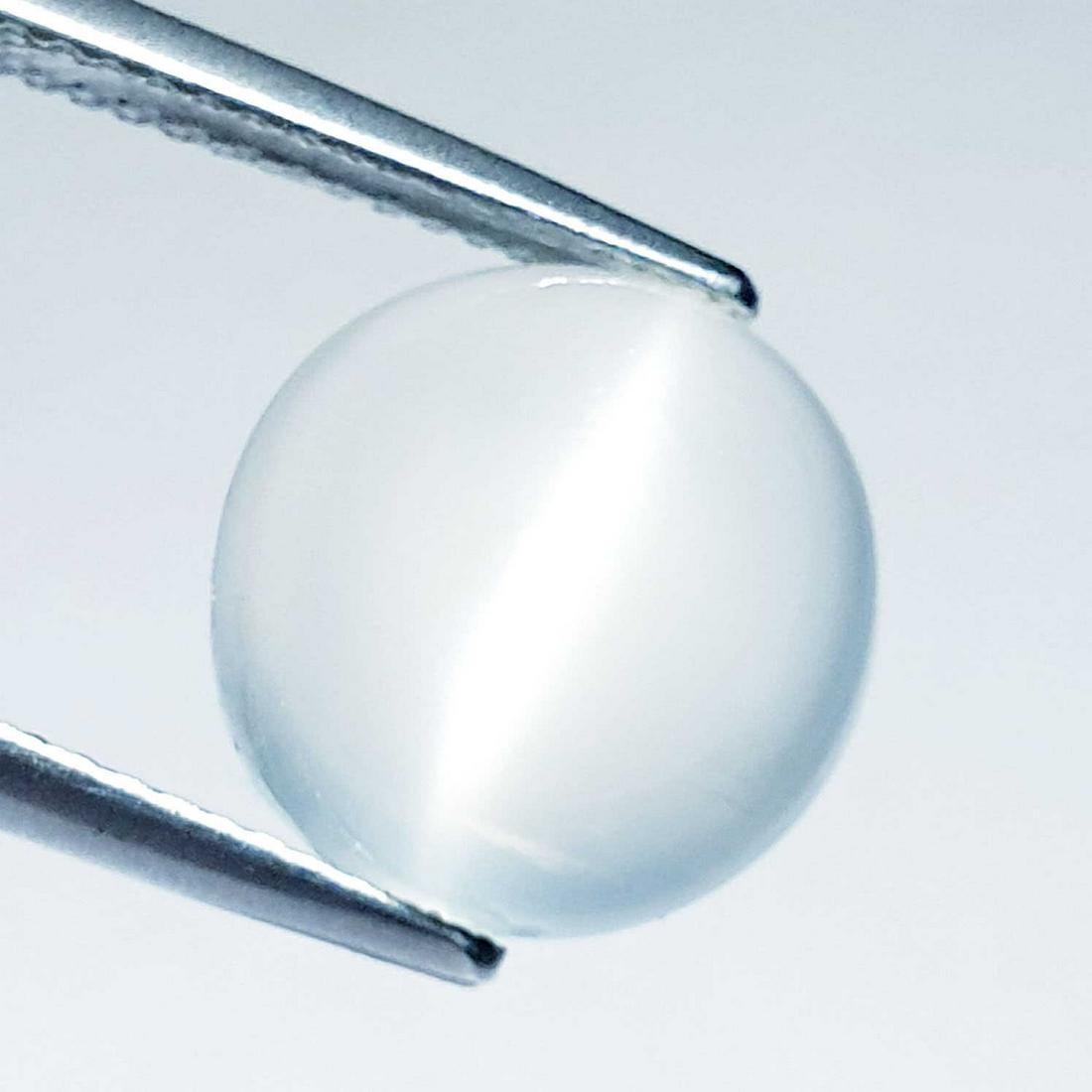 Natural Moonstone Cat's Eye 2.60 ct: No Reserve! Title: Natural Moonstone Cat's Eye 2.60 ct Color/Clarity: VS Gemstones: Gemstones Carat Weights: 2.6 Size/Dimensions: 8.80 x 8.50 x 5.00 Additional Information: Heart - Tamilnadu Shipping: