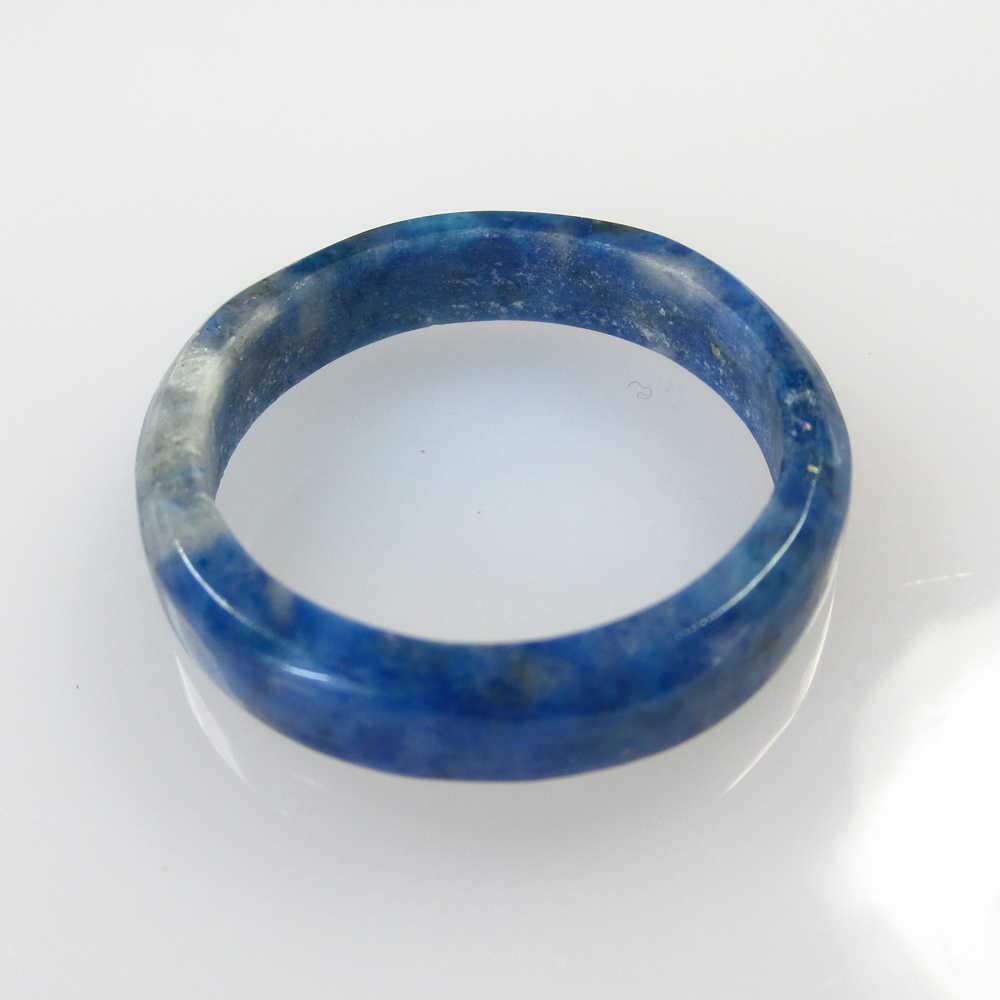 11.60 Ctw Natural Lapis Round Ring (1 of 2)