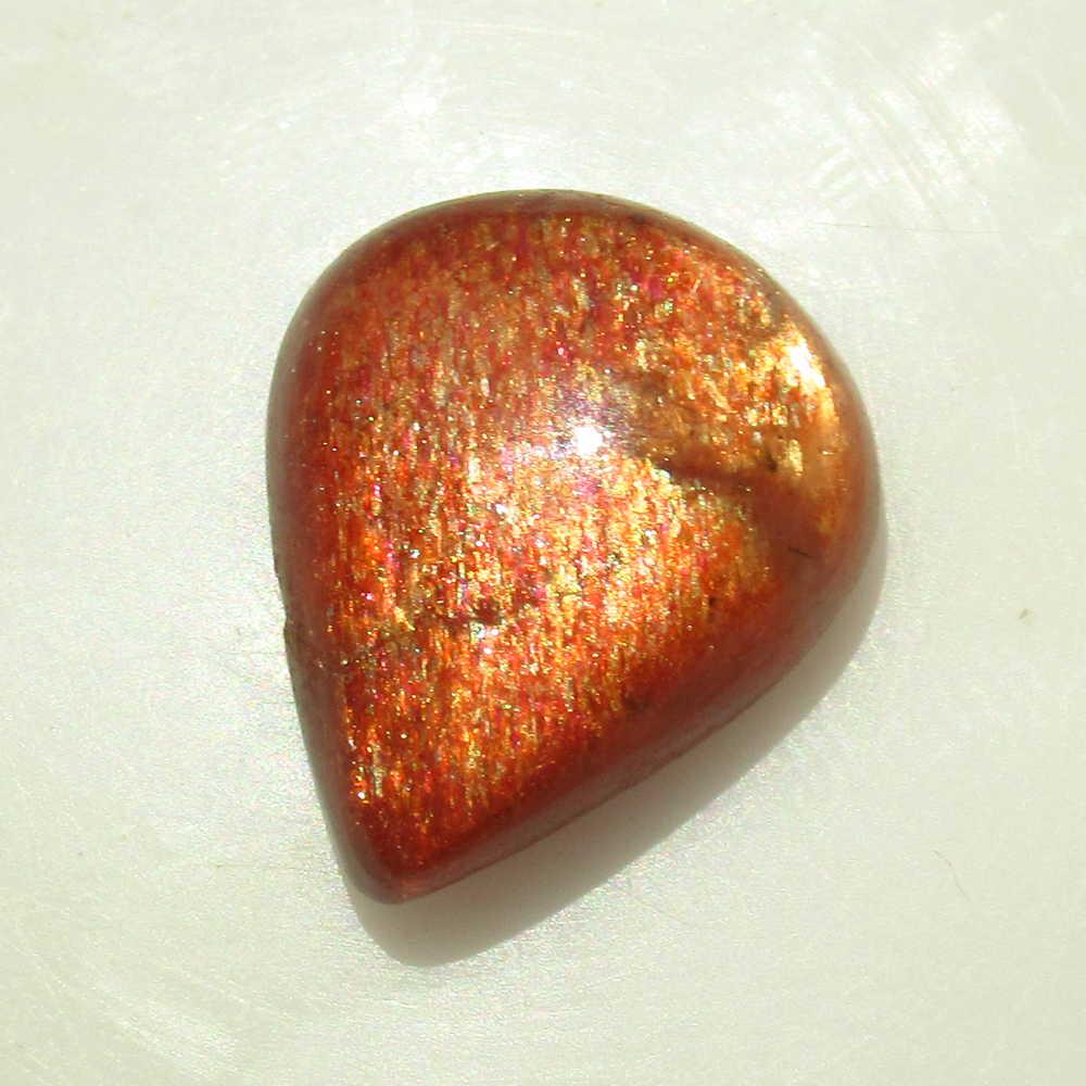 11.80 Ctw Natural Sunstone Pear Cab: No Reserve! Title: 11.80 Ctw Natural Sunstone Pear Cab Stone Clarity: Opaque Gemstones: Sunstone Size/Dimensions: 11.8 Carat Weights: 17.80 x 14.60 x 6.00 mm Additional Information: Excellent Pear Cab