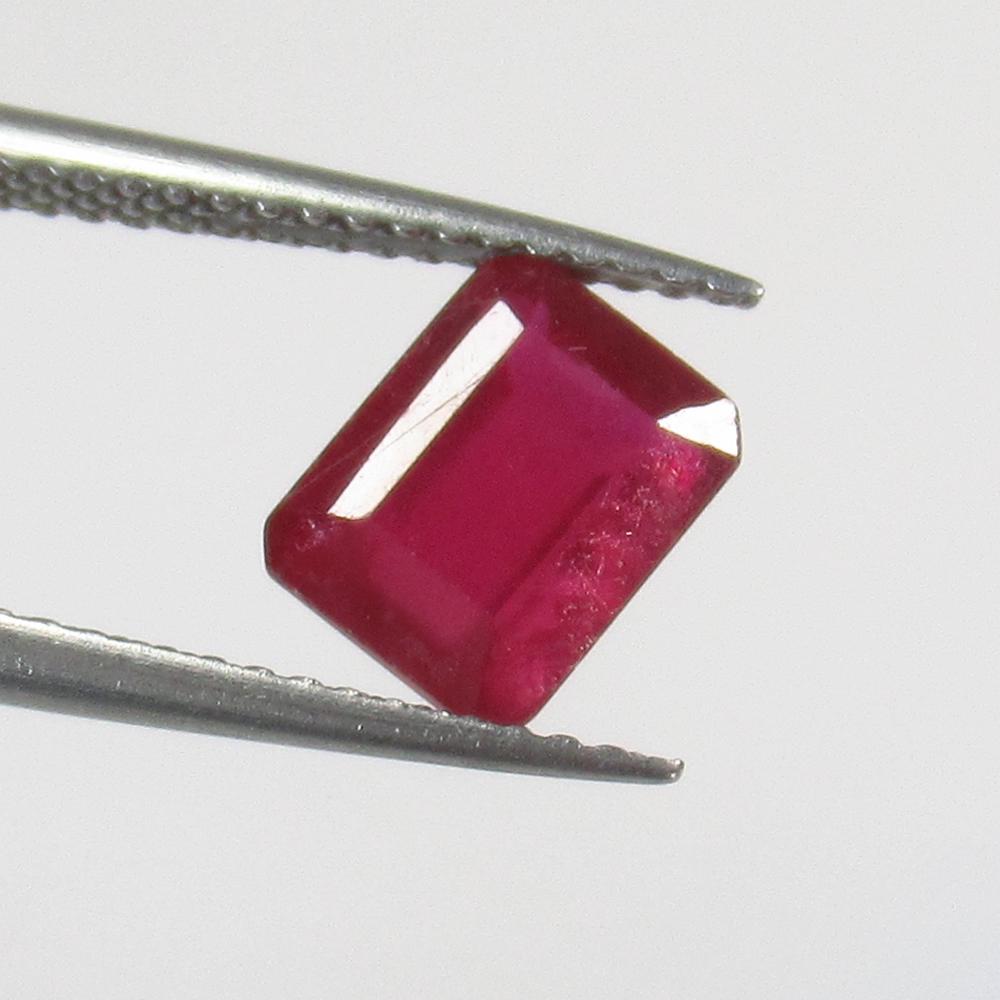 2.41 Ct Natural Red Ruby Octagon Cut (1 of 3)