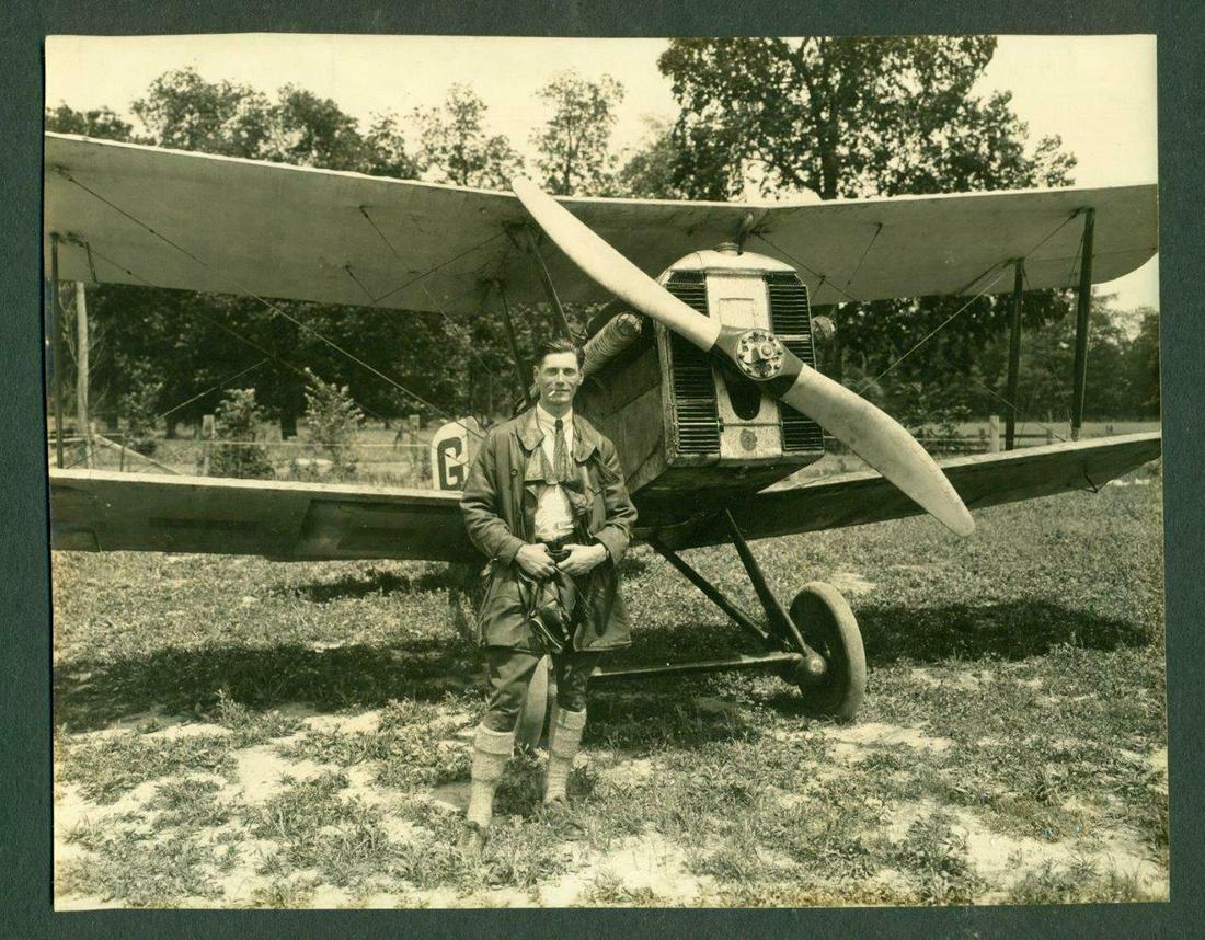 1923 STUNT PILOT SKY WRITER DERIK SHEPPERSON AIRPLANE (1 of 3)