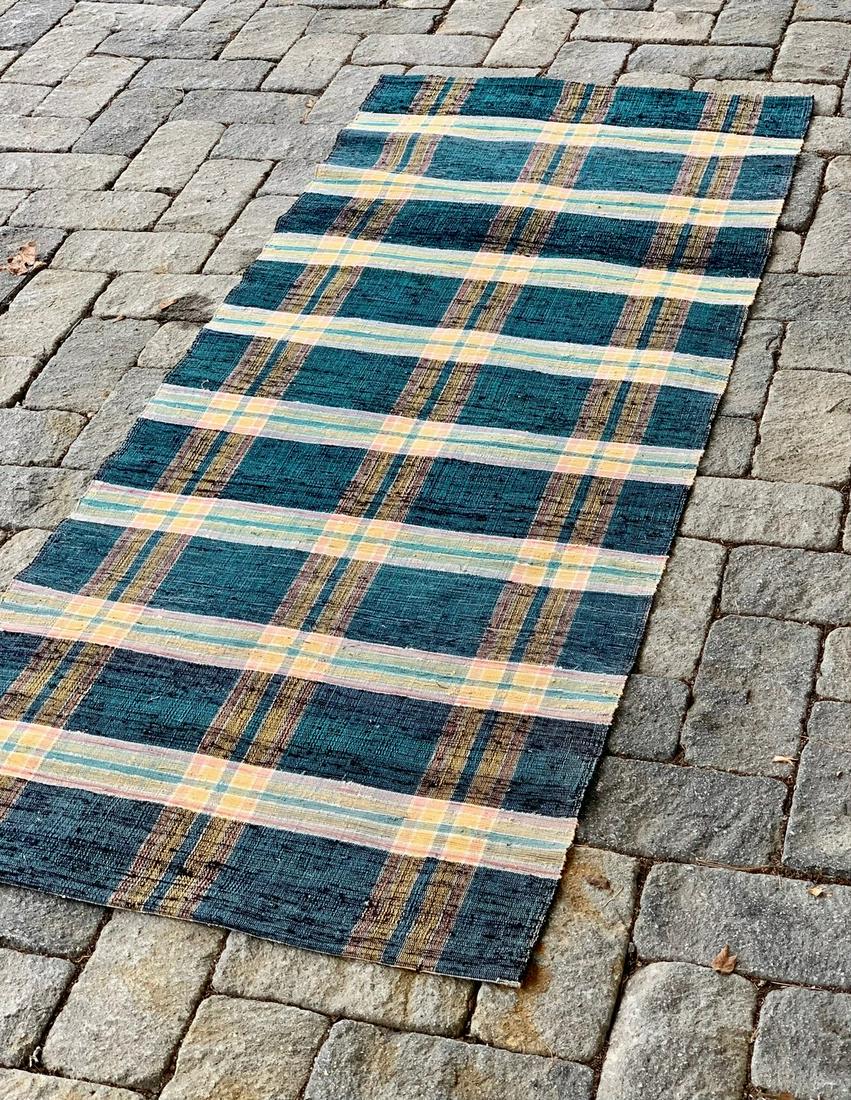 Early 20th c (unused) Rag Carpet (1 of 3)