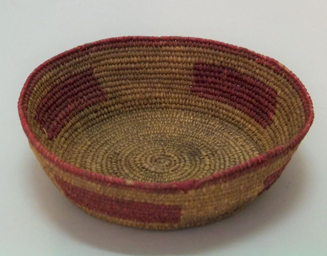 Small Coiled Native American Basket (1 of 4)