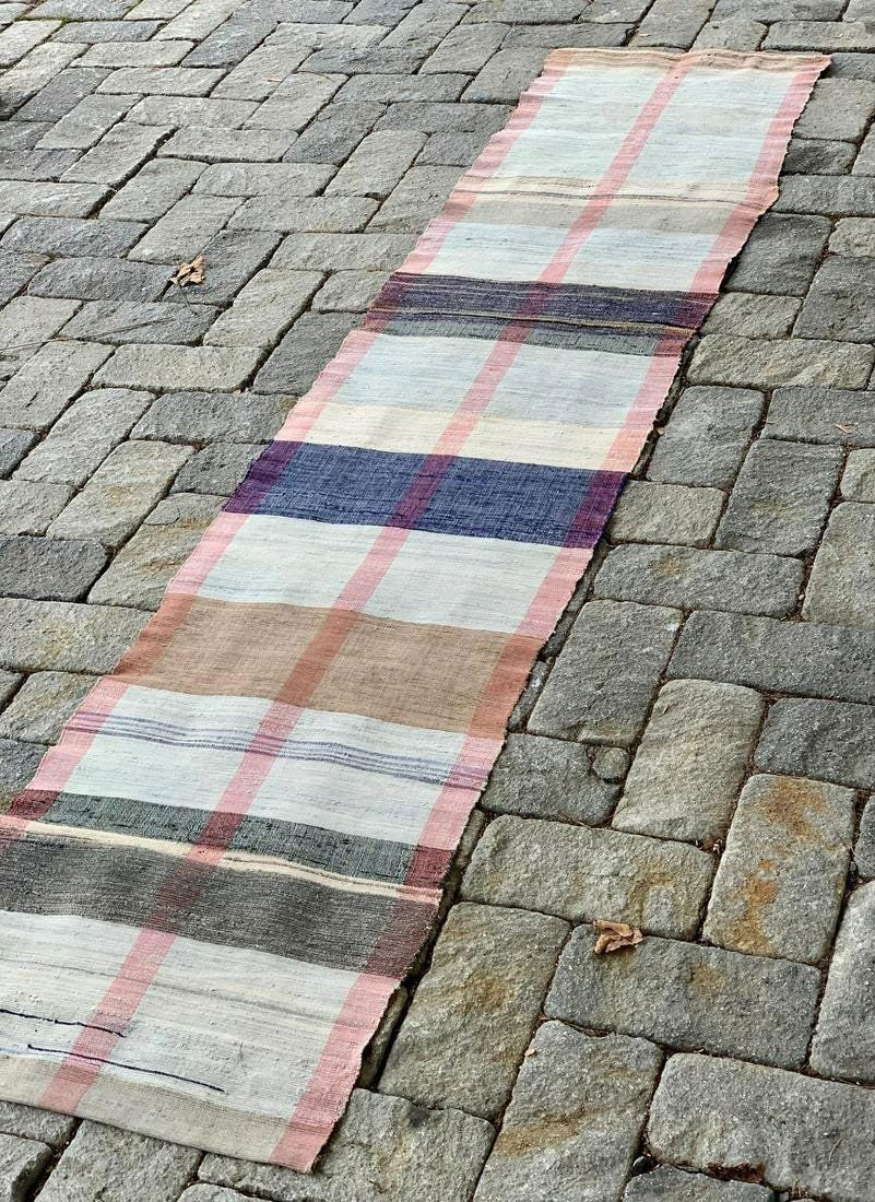 Early 20th c Rag Carpet (1 of 3)