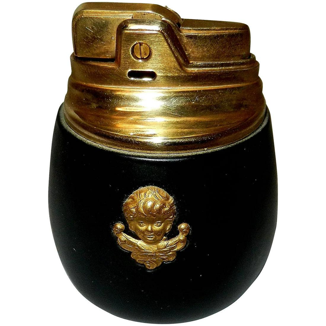 Vintage Ronson Cupid Wick Table Lighter, Circa 1950â’s