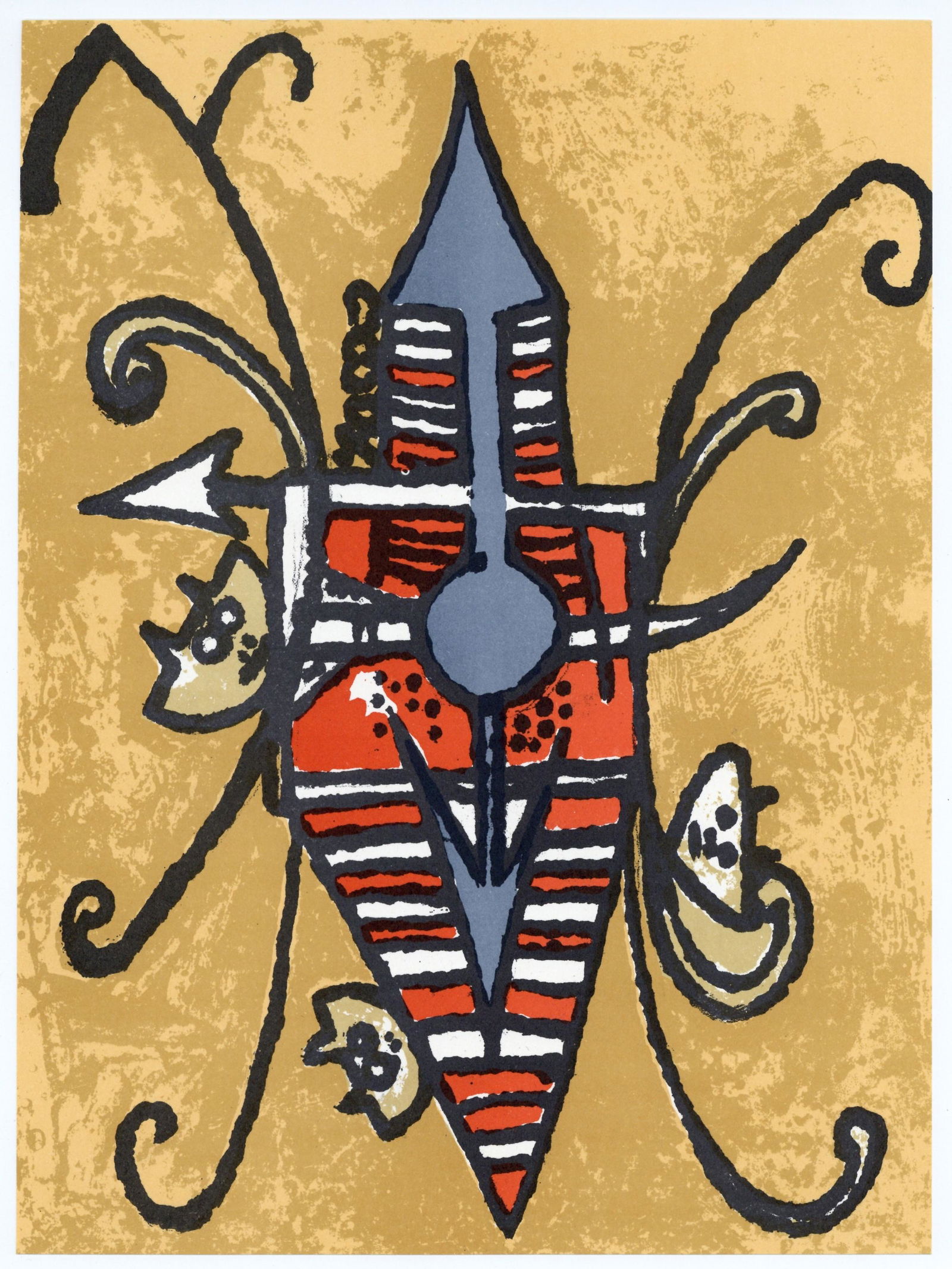 Wifredo Lam "Oiseau du possible" original lithograph (1 of 1)