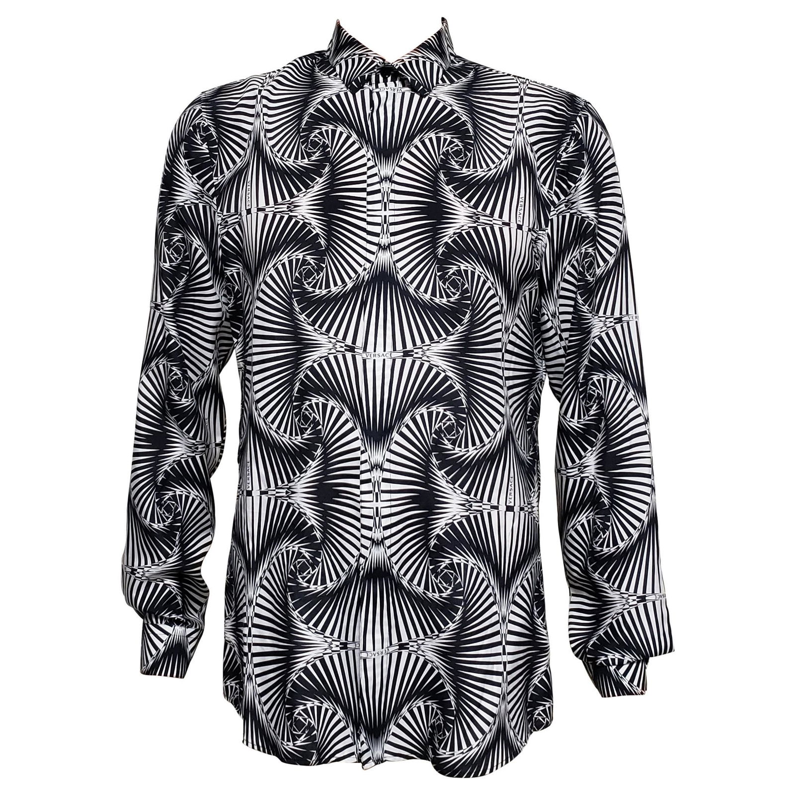 S/S 2011 LOOK #4 VERSACE Runway 100% Silk Shirt (1 of 10)