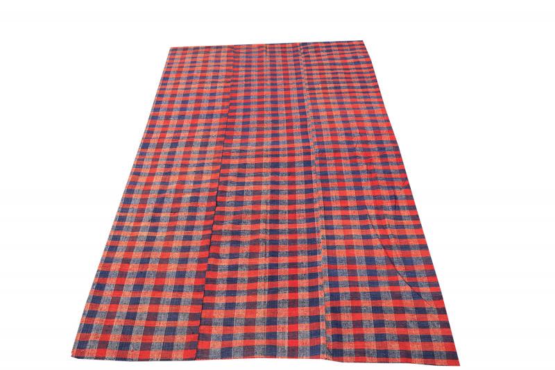 Modern Red Black Turkish Handmade Flatweave (1 of 4)