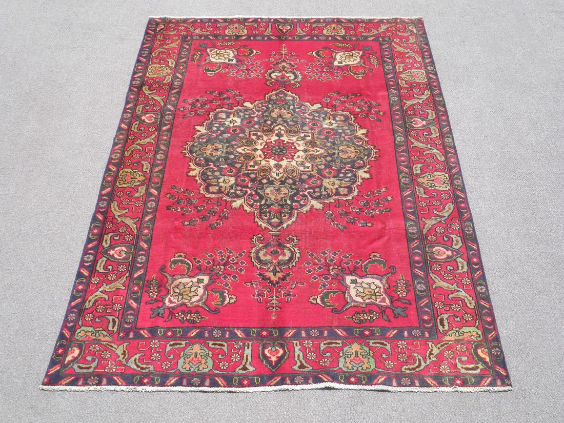 Quality Semi Antique Persian Tabriz 9.4x6.4 (1 of 7)