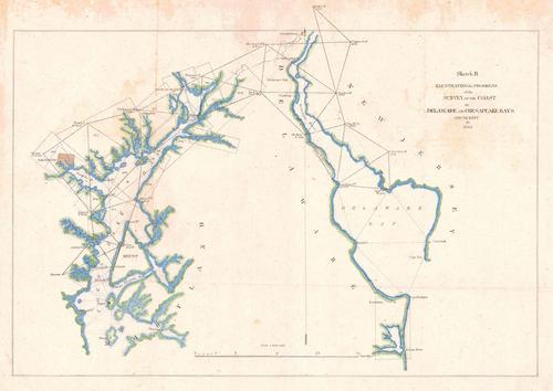 Sketch B. Illustrating the Progress of the Survey of (1 of 1)