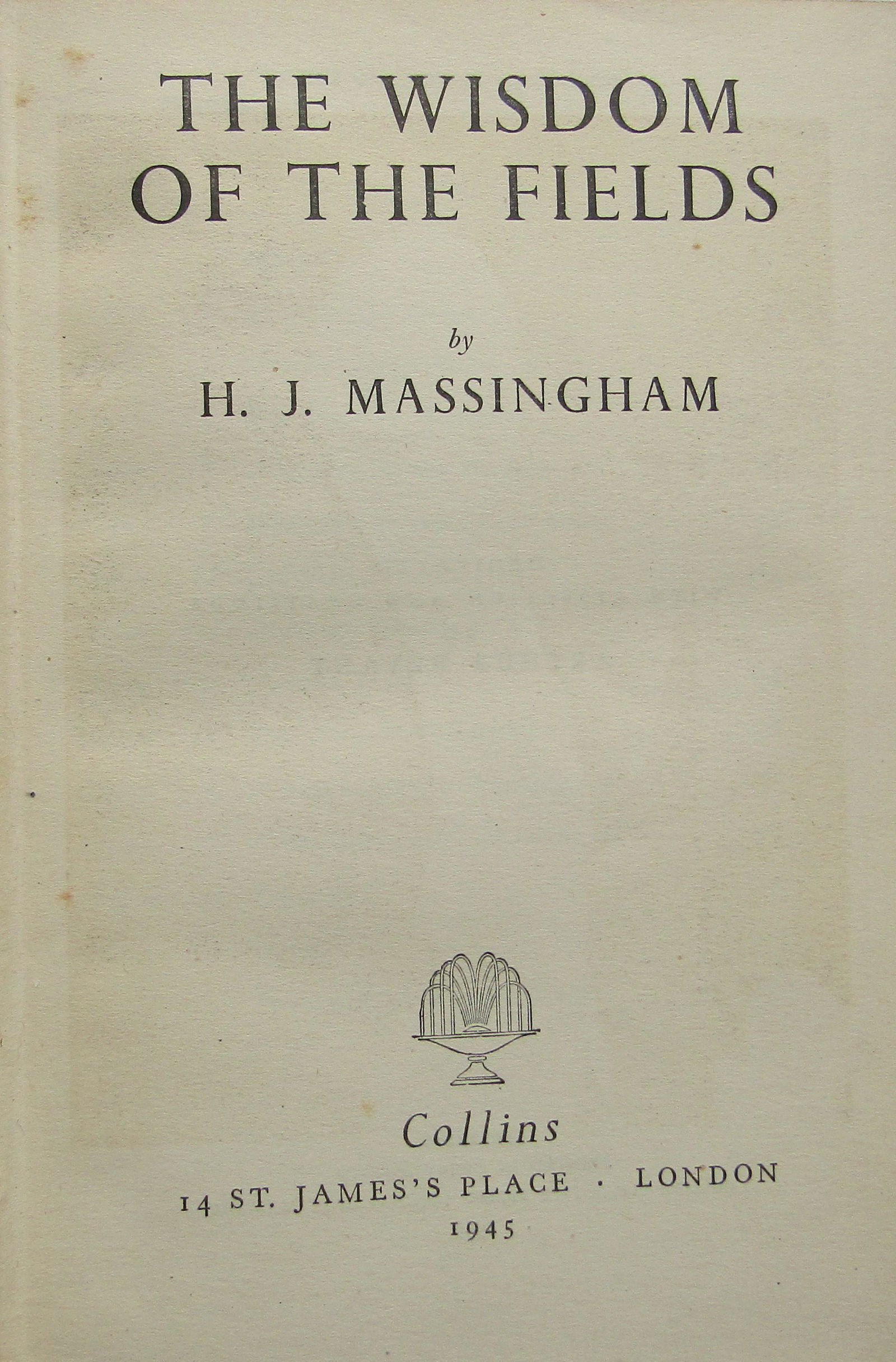 The Wisdom of the Fields (1 of 4)