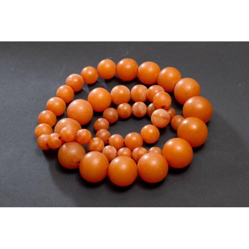 63g natural butterscotch Baltic amber necklace antique (1 of 10)