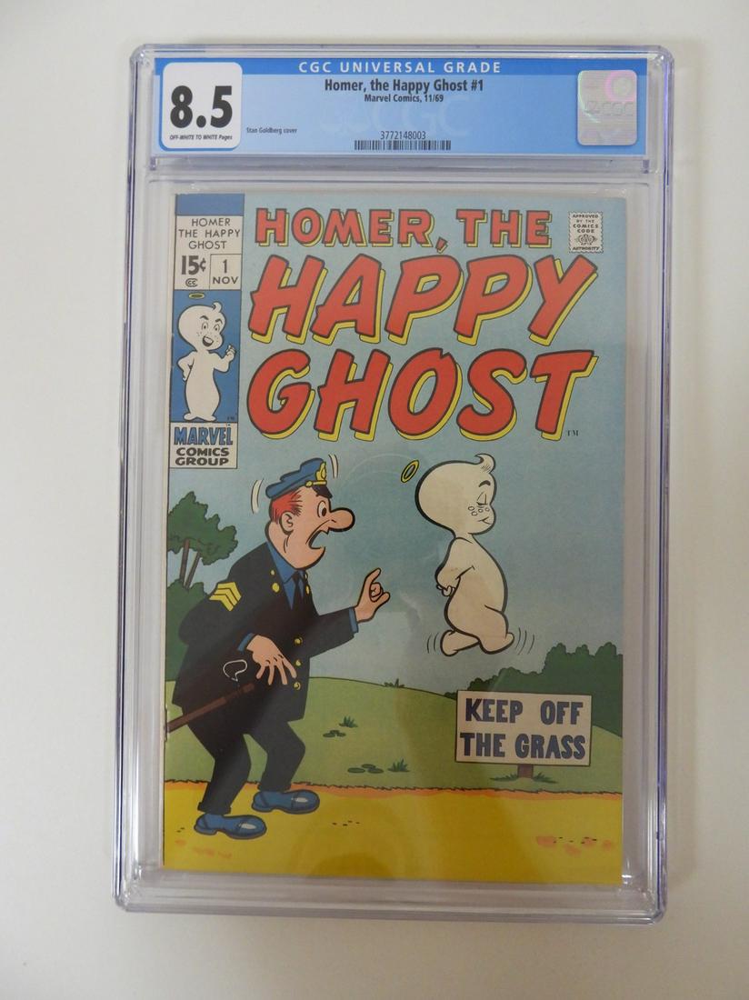Homer, the Happy Ghost #1 CGC 8.5 (1 of 2)