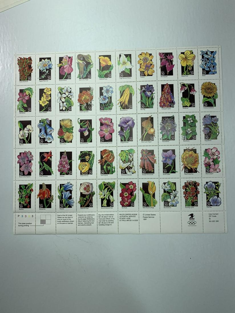 Scott No.2647-96  MNH Stamp Mint Sheet (1 of 2)