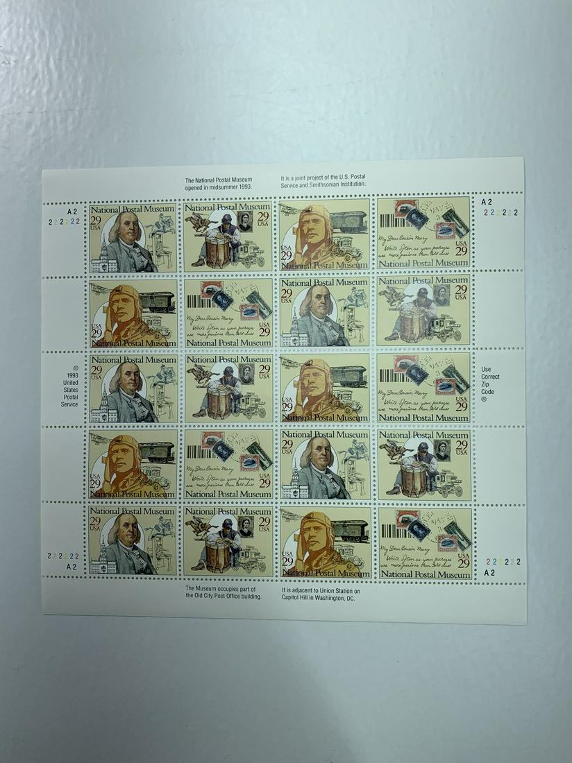 Scott No.2779-82 2 MNH Stamp Mint Sheet (1 of 2)