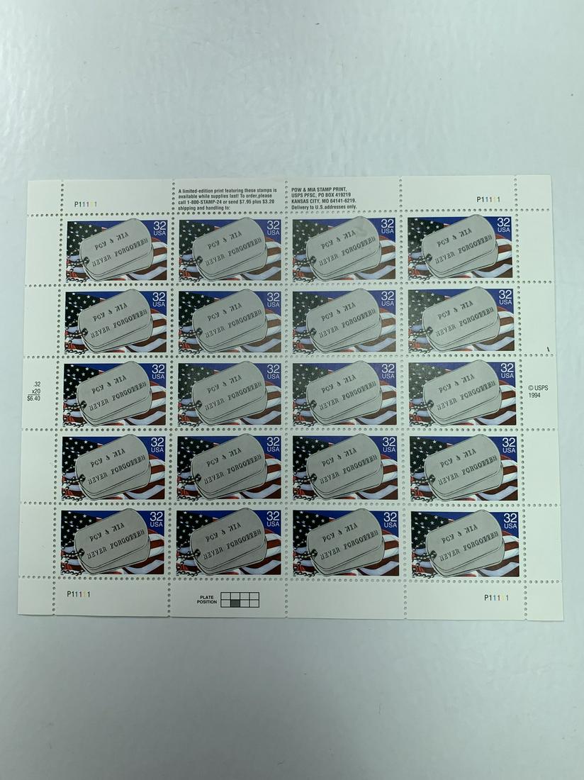 Scott No.2966  MNH Stamp Mint Sheet (1 of 2)