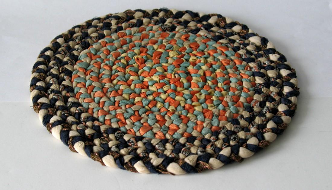 Early New England braided mat. (1 of 1)