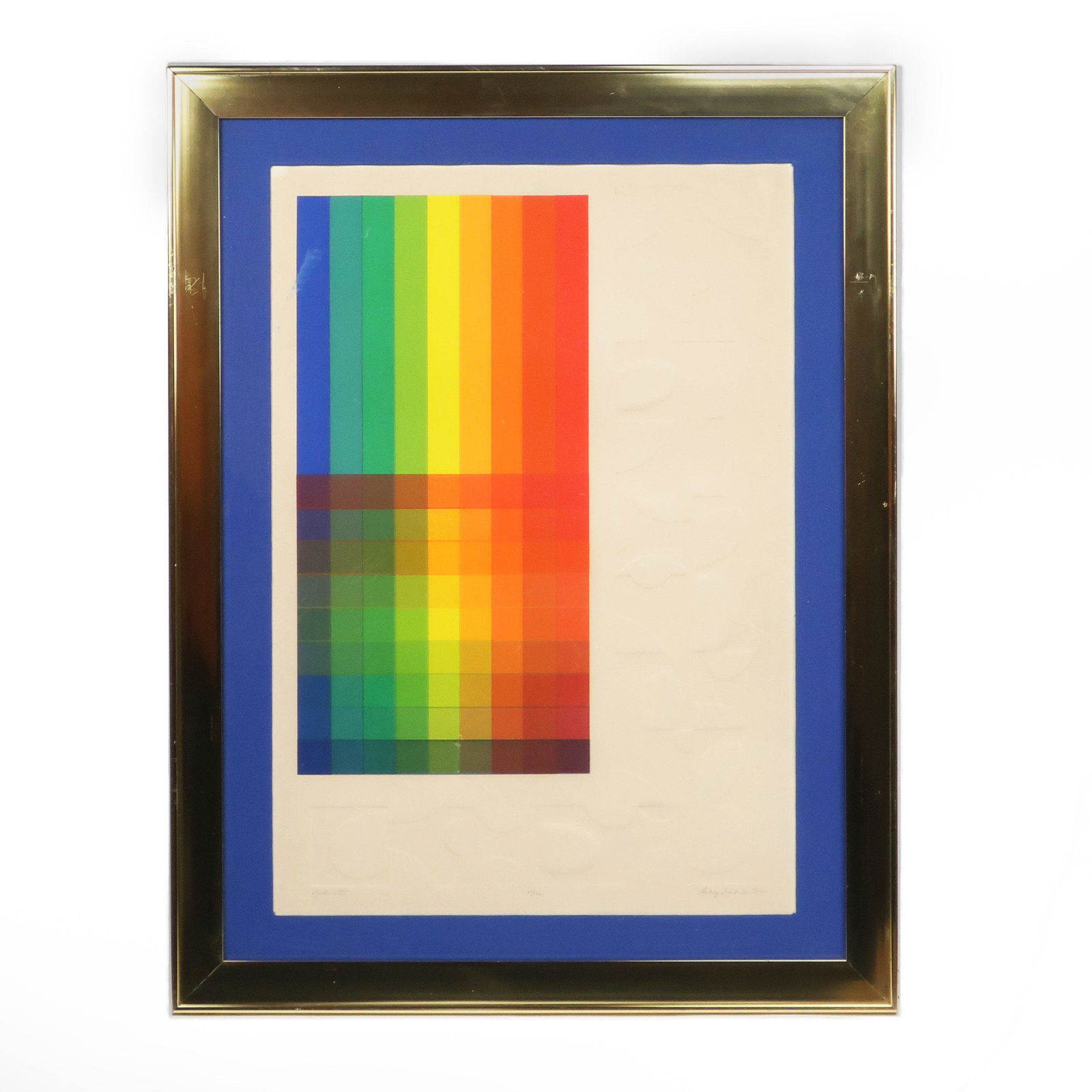 Embossed “Spectrum VIII” Serigraph by Audrey Brendahl (1 of 9)
