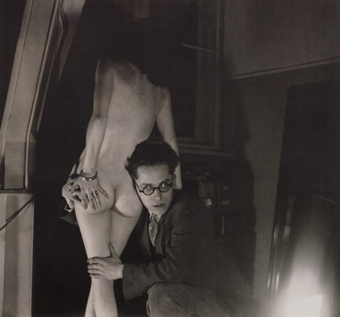 JOSEF BREITENBACH - Portrait of Dr. R. Munich: Artist: Josef Breitenbach Title: Portrait of Dr. R. Munich, 1933 Medium: Photo Litho, 2008, China Dimensions: 10.9x10.15" Description: Heat Wax Mounted on 14x18" Conservation Board Artist Bio: Josef B