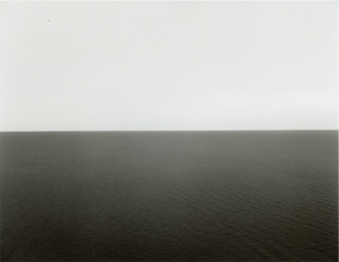 HIROSHI SUGIMOTO - Dead Sea, En Gedi, 1992: Artist: Hiroshi Sugimoto Title: Dead Sea, En Gedi, 1992 [Neg. #375] Medium: Photo Litho, 2019, Italy Dimensions: 8.5x6.55" Description: Heat Wax Mounted on 8.5x11" Conservation Board Artist Bio: Hiros