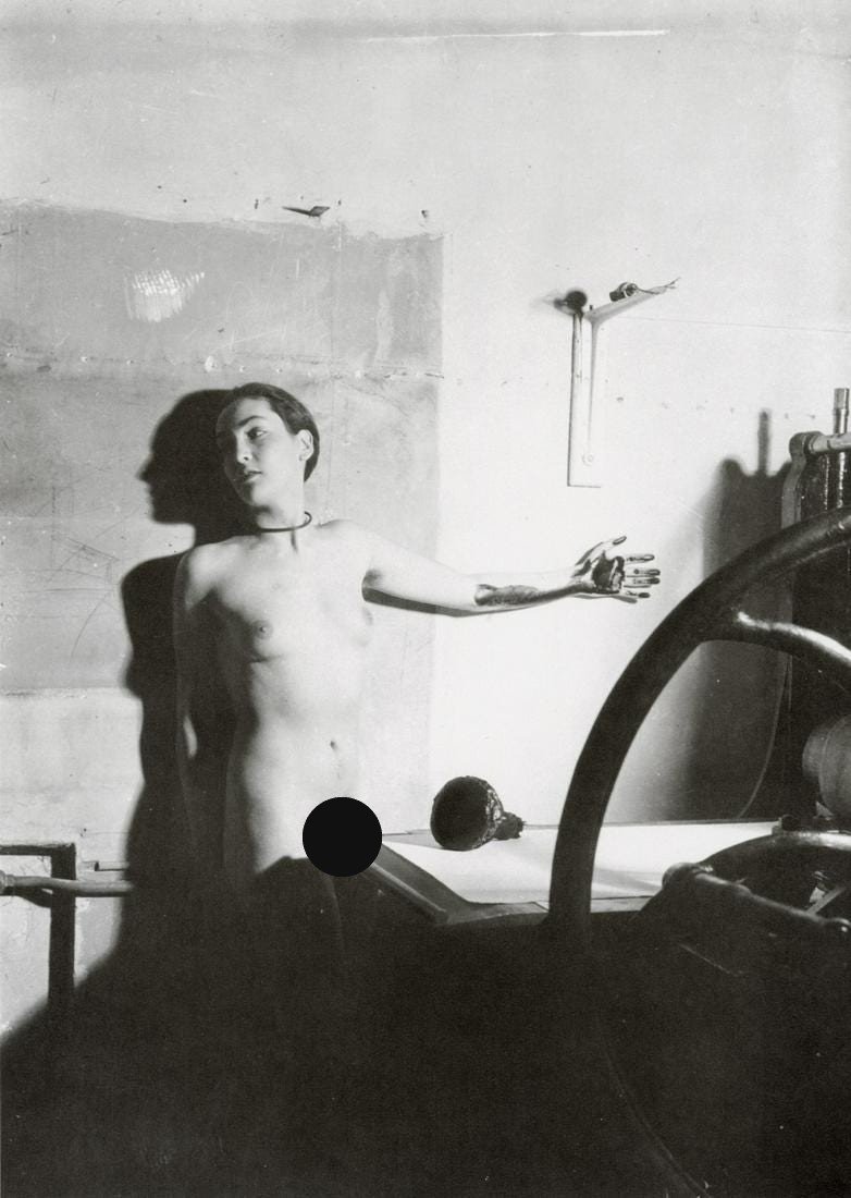 MAN RAY - Nude, 1935: Artist: Man Ray Title: Nude, 1935 Medium: Photo Litho, 1980, USA Dimensions: 6.4x9" Description: Heat Wax Mounted on 8.5x11" Conservation Board Artsit Bio: Man Ray, original name Emmanuel Radnitzky, w