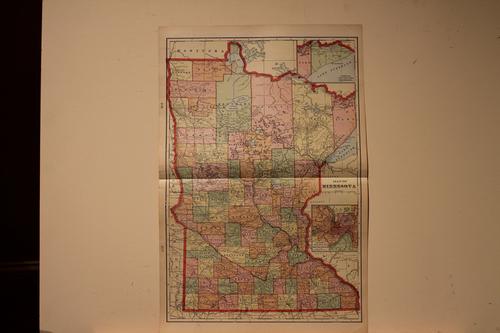 1895 Map of Minnesota (1 of 3)