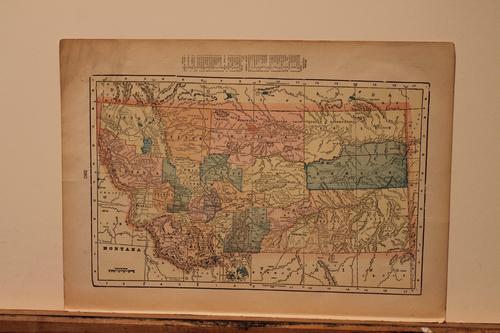 1888 Map of Montana (1 of 3)