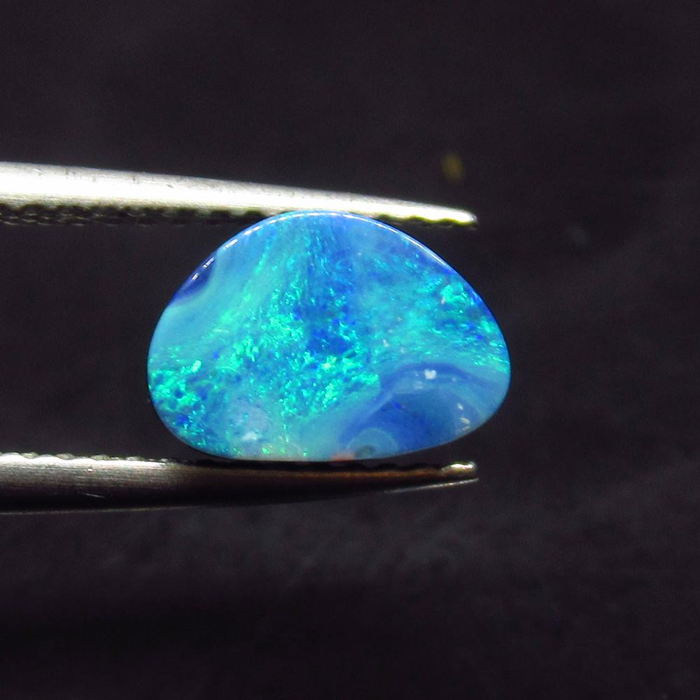 1.44 Ct Natural Australian Doublet Opal Fancy Cabochon (1 of 2)