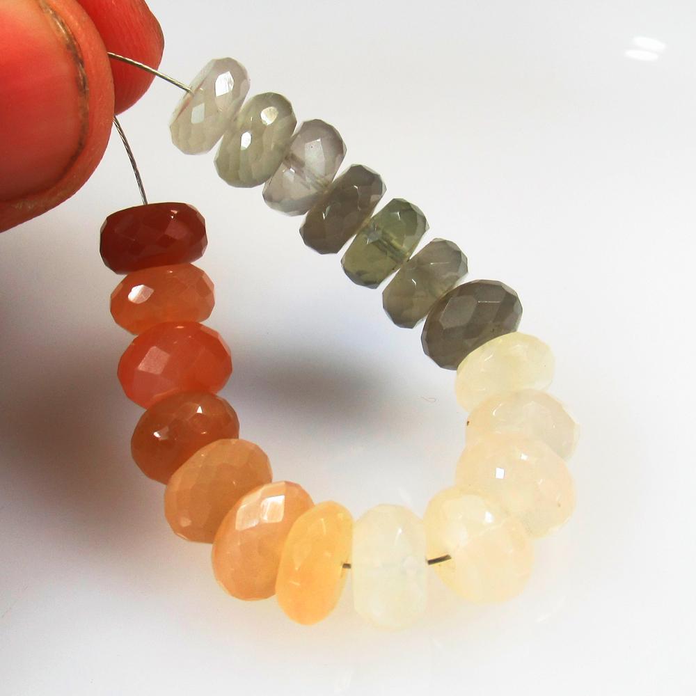 39.53 Ct Natural 19 Drilled Moonstone Round Beads: No Reserve! Title: 39.53 Ct Natural 19 Drilled Moonstone Round Beads Stone Clarity: Translucent Gemstone: Natural Moonstone Beads Carat Weight: 39.53 Size/Dimensions: 7.60 to 8.20 mm / 19 PC's Additio