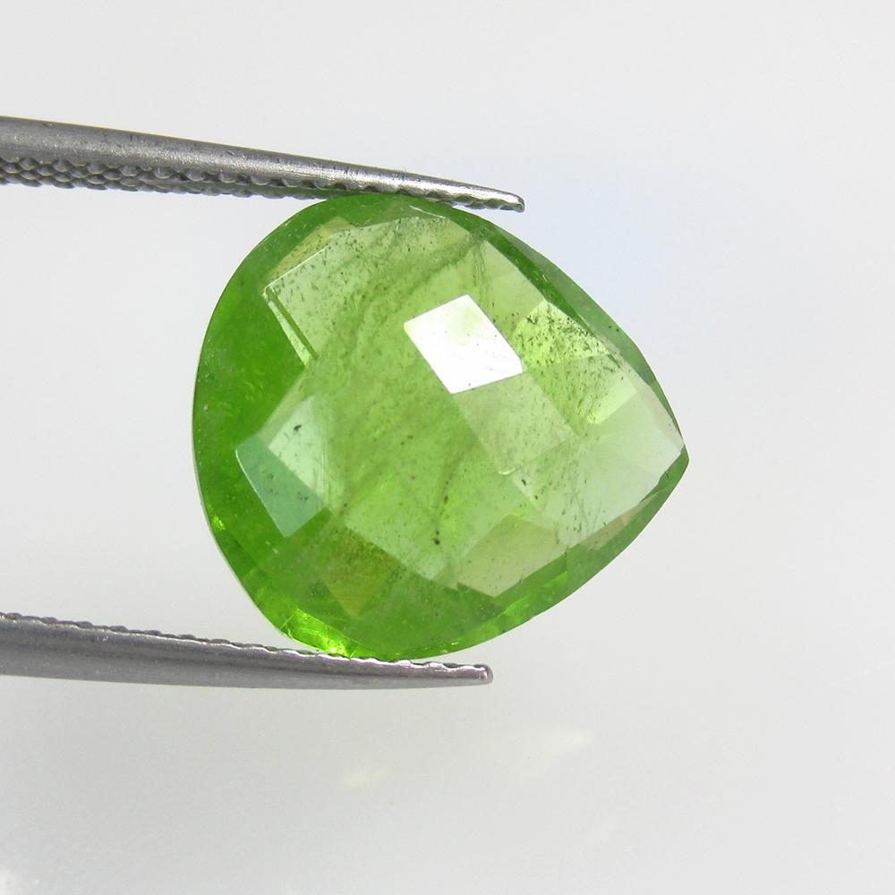 6.88 Ct Natural Green Prehnite Pear Cut (1 of 2)