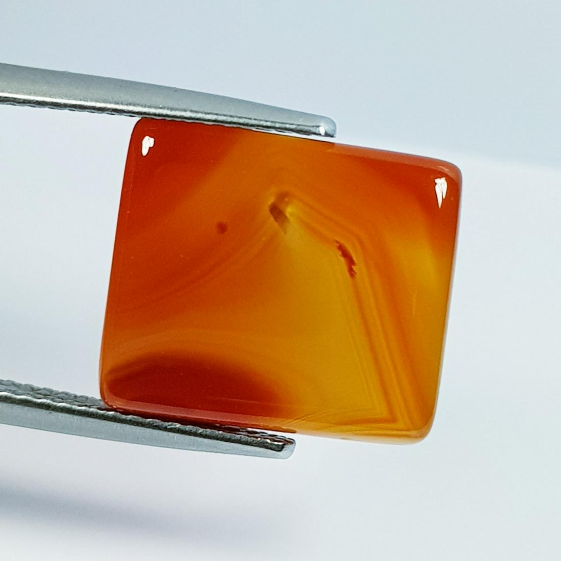 8.62 Ct Natural Orange Agate Octagon Cut (1 of 5)