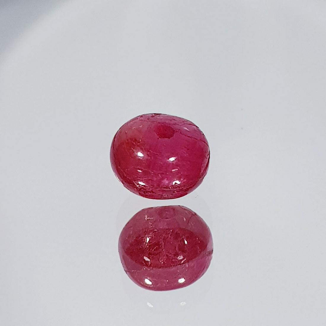 5.48 ct Natural 8mm Ruby Bead Drilled (1 of 5)