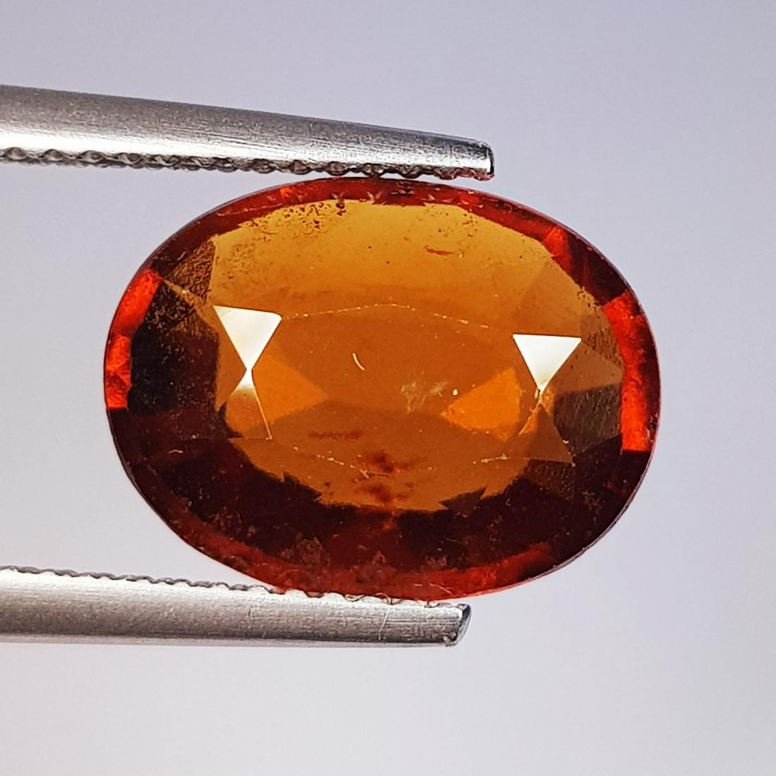5.15 Ct Natural Hessonite Garnet Oval Cut (1 of 1)