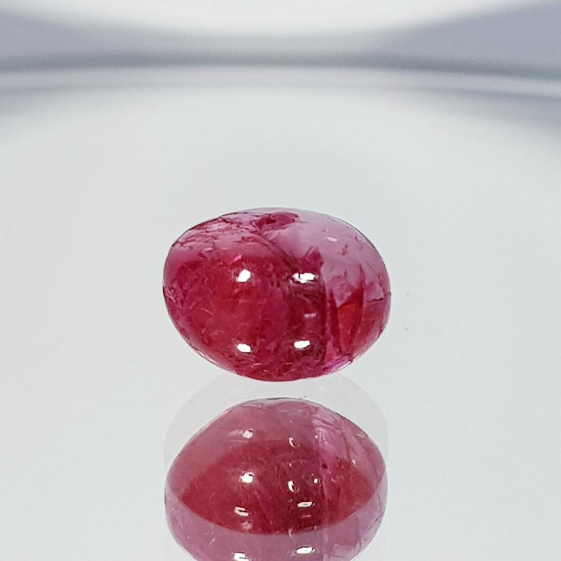 4.40 Ct Natural 8mm Ruby Bead Drilled (1 of 5)